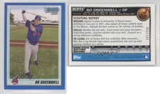 2010 Bowman Chrome Prospects Blue Refractor /250 Bo Greenwell #BCP71