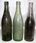 Vintage Pre-1930's Soda Bottle Lot (Light Green, Clear) LOOK!