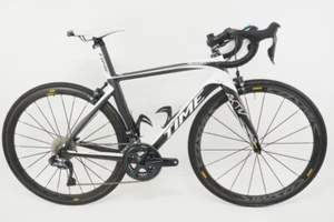 2017 Time Scylon XS / 53cm Carbon Fiber Road Bike Ultegra Di2 ENVE Black/White - Picture 1 of 10
