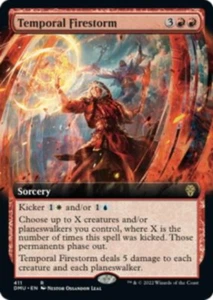 Temporal Firestorm Extended Art Dominaria United MTG Rare - Picture 1 of 1