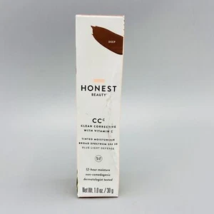 Honest Beauty Clean Corrective con Vitamina C Hidratante Tintado CC Crema Profunda - Imagen 1 de 9