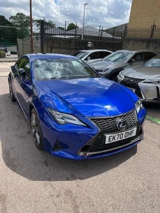 LEXUS RC 2.5 300H TAKUMI E-CVT EURO 6 SS 2DR 2020 Hybrid Automatic in Blue - Picture 1 of 20