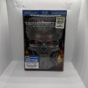 Terminator Salvation (Blu-Ray 2009) Best Buy Ltd Ed Director's Cut Skull Case - Picture 1 of 4