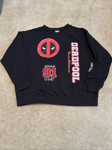 Youth Marvel Deadpool Crewneck Sweatshirt Size XXL (20) - Picture 1 of 11