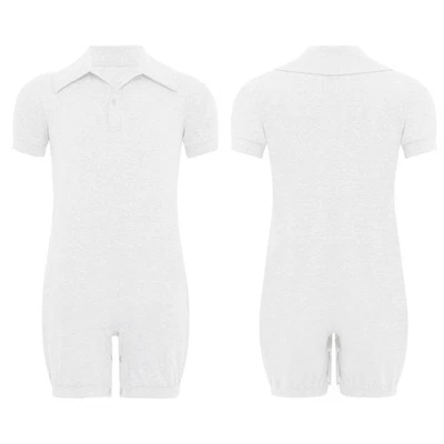 Ropa Adaptativa para Niños Necesidades Especiales Mono Anti-Tiras Body Mameluco Foto 1 de 4