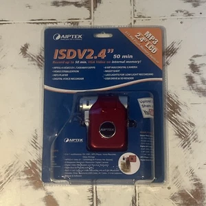 AIPTEK ISDV 2.4" LCD MP3 Digital Camcorder Video Stabilization Camera New Red - Picture 1 of 2