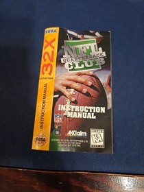 nfl quarterback club sega 32x Manual only