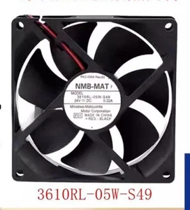 NMB 3610RL-05W-S49 DC24V 0.22A 9025 9cm 2-Wire Inverter Cooling Fan - Picture 1 of 1