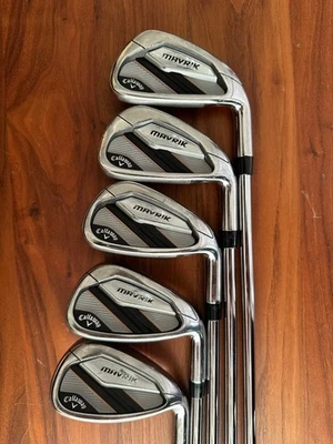 Callaway MAVRIK Irons #6-9,Pw(5Clubs)/NSPRO Zelos7/Flex:Stiff/ Iron set - Image 1 of 4