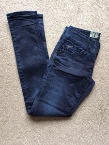 G STAR RAW LYNN SKINNY DARK AGED BLUE DENIM JEANS TROUSERS WAIST 27 LEG 32 NEW - Picture 1 of 10