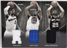 John WALL Ekpe UDOH Cole ALDRICH EBANKS 2011-12 Preferred 6 Jersey BOOKLET 45/99