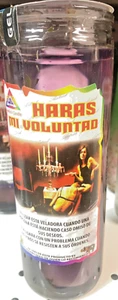 Veladora de Gel Haras Mi Voluntad (You Will Do My Will) Gel Vela, Dominar - Imagen 1 de 1
