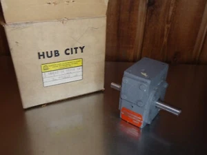 New Hub City Gearbox Reducer 0220-00108-181 40:1 Ratio Model 181 Worm Gear - Picture 1 of 5