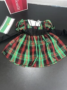 American Girl Addy's Tartan Plaid Dress NIB Christmas - Picture 1 of 13