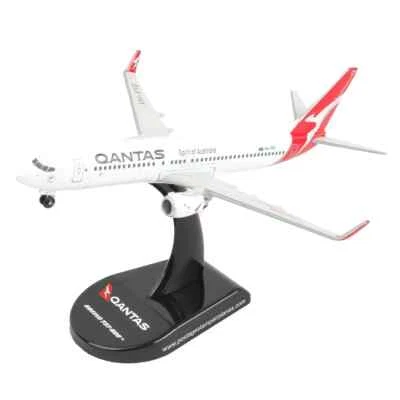 Sello postal Qantas 1/300 B737-800 Alice Springs VH-VYE Foto 1 de 4