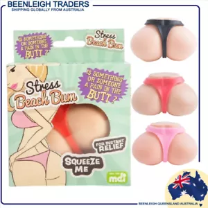 STRESS BALL STRESS BEACH BUM Squeeze For Instant Relief Brand New - Bild 1 von 22