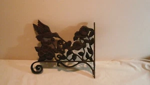 Original Ornate Antique Cast Iron Plant Hanger - Hummingbird - Picture 1 of 8