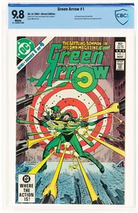 🔥 Green Arrow #1 (DC, 1983) CBCS NM/MT 9.8 White pages Trevor von Eeden Art cgc - Picture 1 of 6