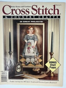 Revista Better Homes and Gardens punto de cruz patrones artesanía costura Mar 92 - Imagen 1 de 6