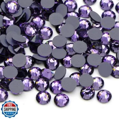 Hotfix Rhinestones Flatback Glass Rhinestone 288PCS SS30 5.8-6.2MM Round Gems - Image 1 of 4