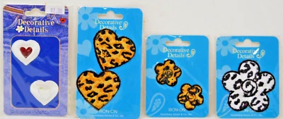 Lot of 4 Hirschberg Schutz Decorative Details Embroidered Patch Mixed Theme NIP - Image 1 of 2