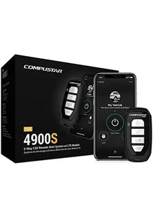 Compustar CSX4900-S 4-Tasten 2-Wege, 3000' Fernstartsystem mit Drohne X1LTE - Bild 1 von 5