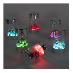 TTS Illuminated Glow Rollers Rechargeable W/ Docking Station Glowing Toys 6 PCS - Picture 1 of 4