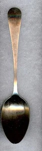 #61) SILVER PLATED TEA SPOON PLAIN SPOON MARKED DANIEL & ARTER NEVADA D&A - Picture 1 of 2