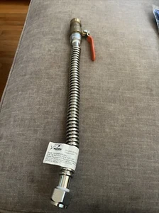 3/4 x 3/4 x 18 Shark Bite Stainless Steel Corrugated Supply Hose SS3088Flex18BV - Picture 1 of 5