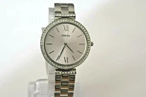 Reloj Fossil para mujer con esfera plateada de acero inoxidable ES4539 $115 - Imagen 1 de 4