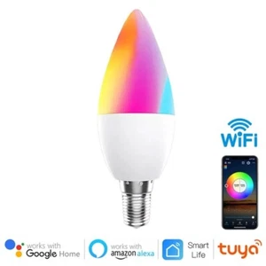 Tuya Lampadina LED Intelligente Wifi E14 a Candela RGBCW 5W Dimmerabile - Imagen 1 de 7