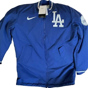 Authentic Los Angeles Dodgers MLB Royal Dugout Performance Full-Zip Jacket Small - Picture 1 of 12