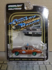 Greenlight Smokey Bandit Sheriff Buford T. Justice 1977 Pontiac Lemans Chase - Picture 1 of 3