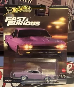 2025 HOT WHEELS PREMIUM FAST & FURIOUS 1966 CHEVY IMPALA FAST X - Picture 1 of 3