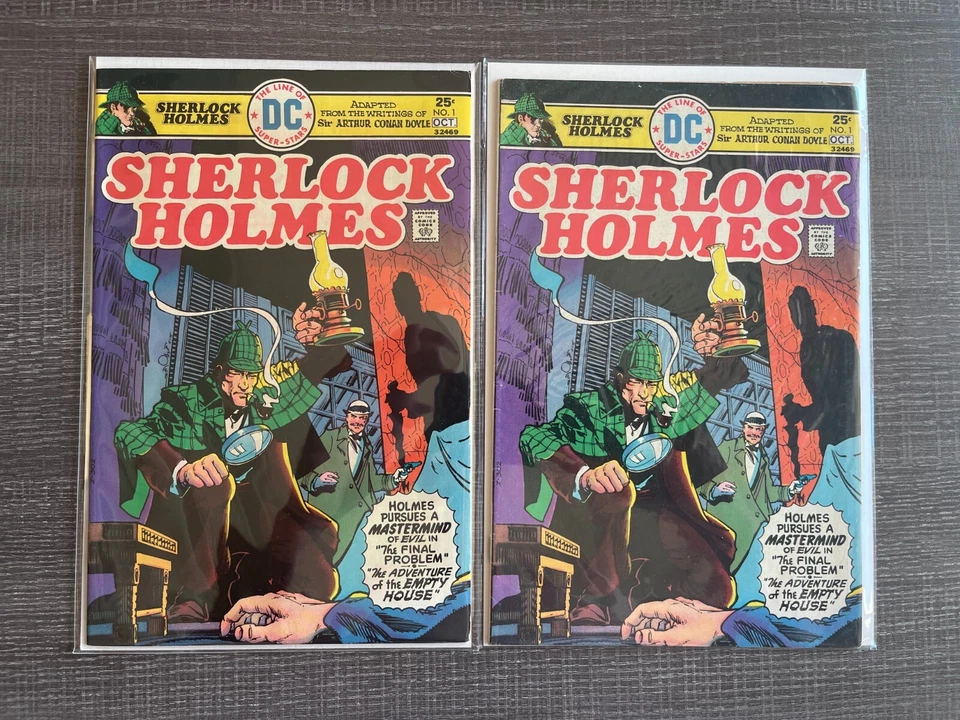 Lote de cómics de Sherlock Holmes - Lote de 2 libros - Lote de grado superior (DC) Foto 1 de 1