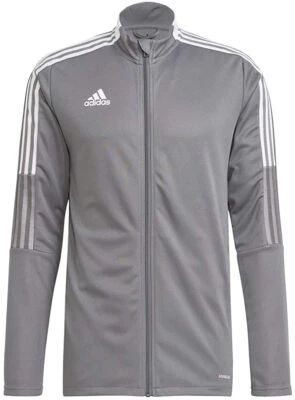 adidas Men's Tiro 21 Track Jacket Team Grey Four - Image 1 of 4