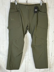 Under Armour Alpha Cargo Tactical Pants Mens 42” Waist 30” Inseam Olive Green - Picture 1 of 14