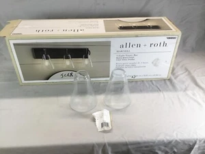 Allen & Roth Harnell 4968583 3-Light Vanity Bar Clear Glass Replacement Shade - Picture 1 of 8