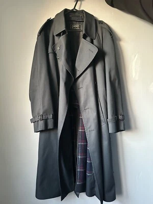 8 Pefri Modell Vintage 1980s Navy Men trench coat - Image 1 of 4