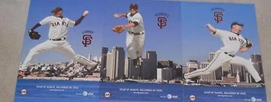 POSTERS Jason Schmidt Omar Vizquel Noah Lowry SF Giants Excellent cond - Picture 1 of 1