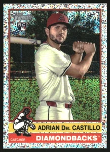 ADRIAN DEL CASTILLO 2025 TOPPS HERITAGE  SILVER SPARKLE #270 RC ARIZONA - Picture 1 of 3