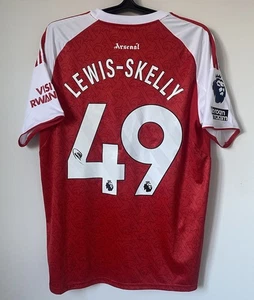 Myles Lewis-Skelly Signed 2025/26 Adidas Arsenal Football Shirt (New Season) - Picture 1 of 7