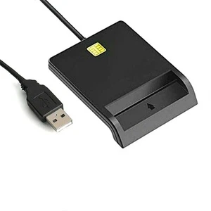 USB Chipkartenleser SIM Kartenleser Personalausweis Lesegerät Smart Card Reader - Bild 1 von 9
