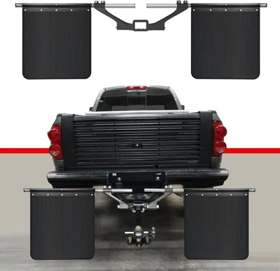 Guardabarros universales de alta resistencia montados en enganche de 2" 2,5" 3" Foto 1 de 4