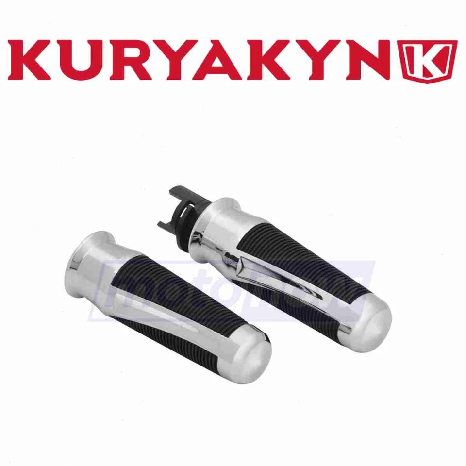 Kuryakyn Phantom Grips for Indian for 2017 Indian Roadmaster Classic - qr Foto 1 de 4