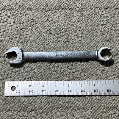 Snap-on Tools USA RXSM18 18mm Metric Open-End / Flare Nut Wrench - 6 Point - Image 1 of 4