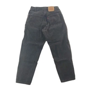 VTG Levi's 560 Jeans Sz 32x30 Loose Fit Tapered Leg Black Denim Made In USA Wide - Picture 1 of 12