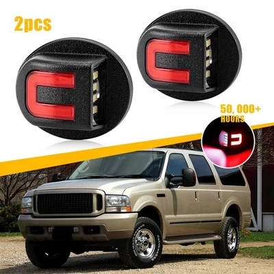 LED Light License Plate U-Style For Ford 1990-1996 Bronco Ranger Ford 1983-2011 - Image 1 of 4