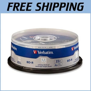 25GB M DISC Blu-Ray BD-R Discs with 10-Year Warranty - Perfect for Archiving - Picture 1 of 6