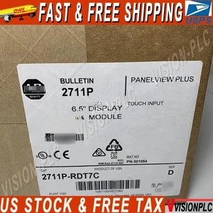 New Allen Bradley 2711P-RDT7C HMI PanelView Plus 700 Ser C DISPLAY US Free Tax - Picture 1 of 2